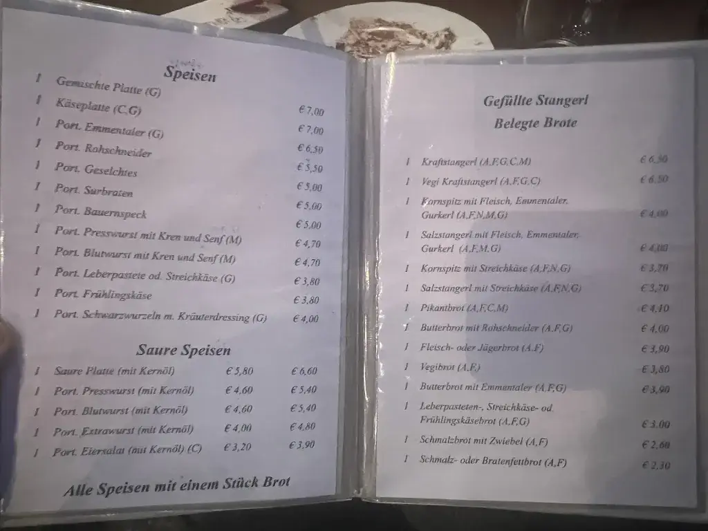 Menu_Heuriger Fam. Henninger_Langenrohr_immagine_1