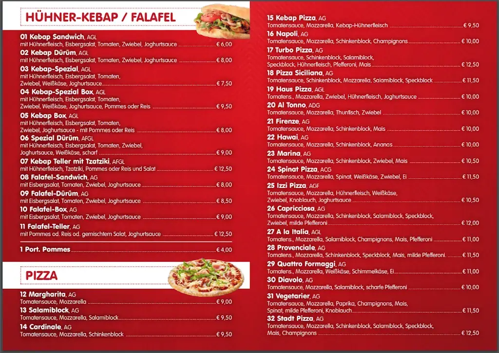 Menu_izzi Kebap, Schnitzel und Pizza Langenlois_Langenlois_image_1