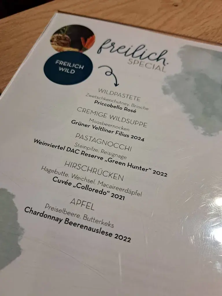 Menu_freilich ESSEN. TRINKEN. SCHLAFEN_Laa an der Thaya_immagine_1