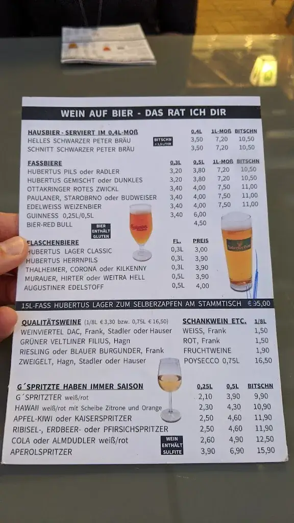 Menu_Bierlokal Schwarzer Peter mit Schmankerlküche_Laa an der Thaya_immagine_2