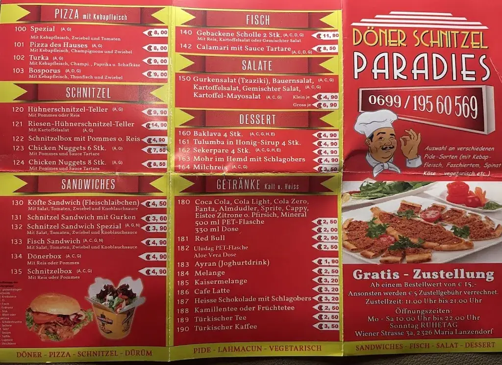 Menu_Döner & Schnitzel Paradies_Lanzendorf_image_2