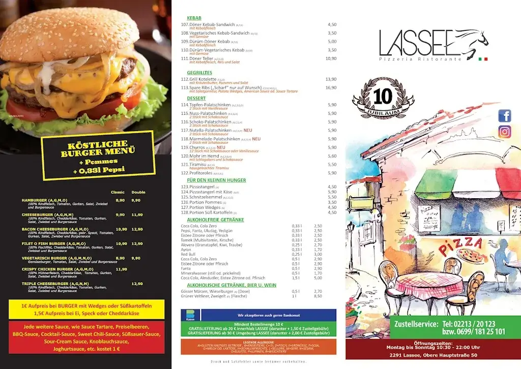 Menu_Pizzeria Ristorante Lassee_Lassee_image_2