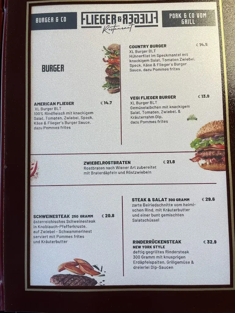 Menu_Restaurant Flieger & Flieger_Laxenburg_image_3