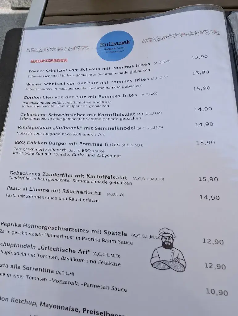 Menu_KULHANEK´s Gasthaus - am Schloßplatz_Laxenburg_image_3