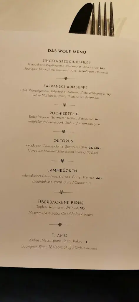 Menu_Das Wolf - Restaurant_Langenlebarn-Oberaigen_image_4
