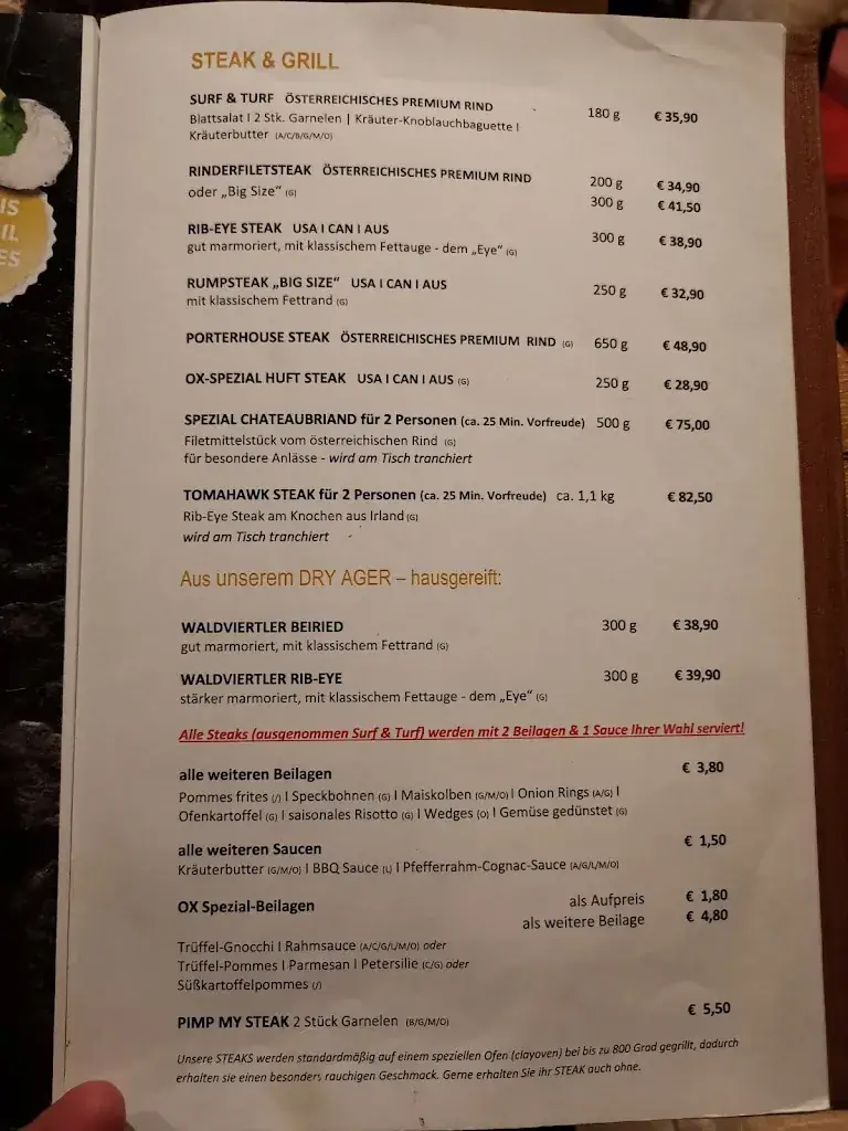 Menu_OX Tulln_Langenlebarn-Oberaigen_image_3