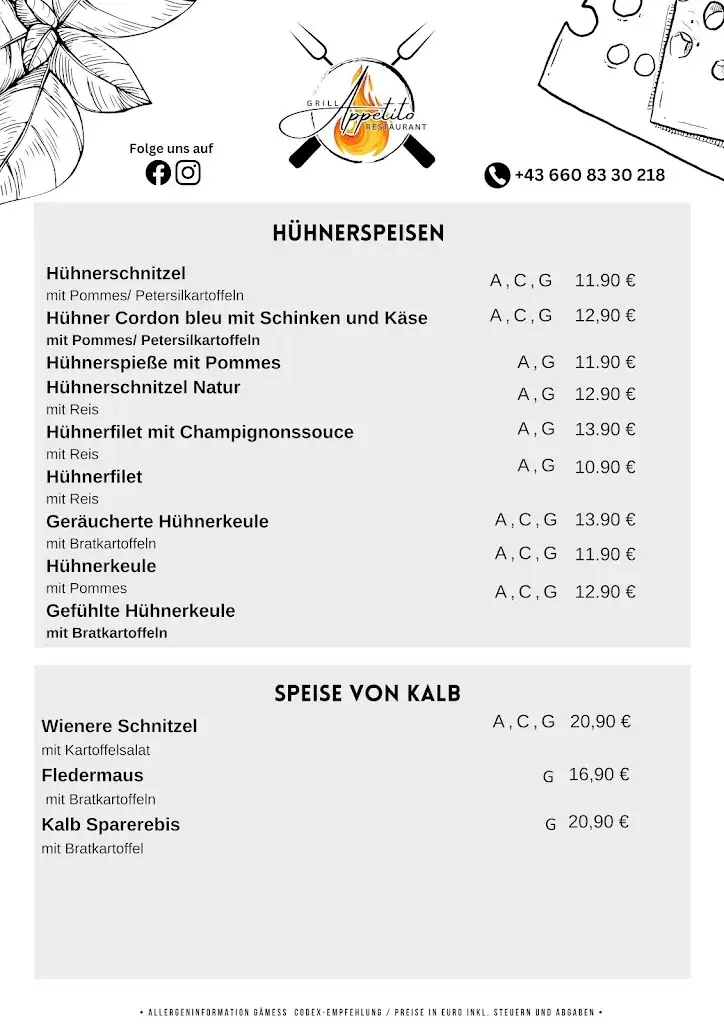 Menu_Appetito Grill Restaurant_Langenlebarn-Oberaigen_image_3