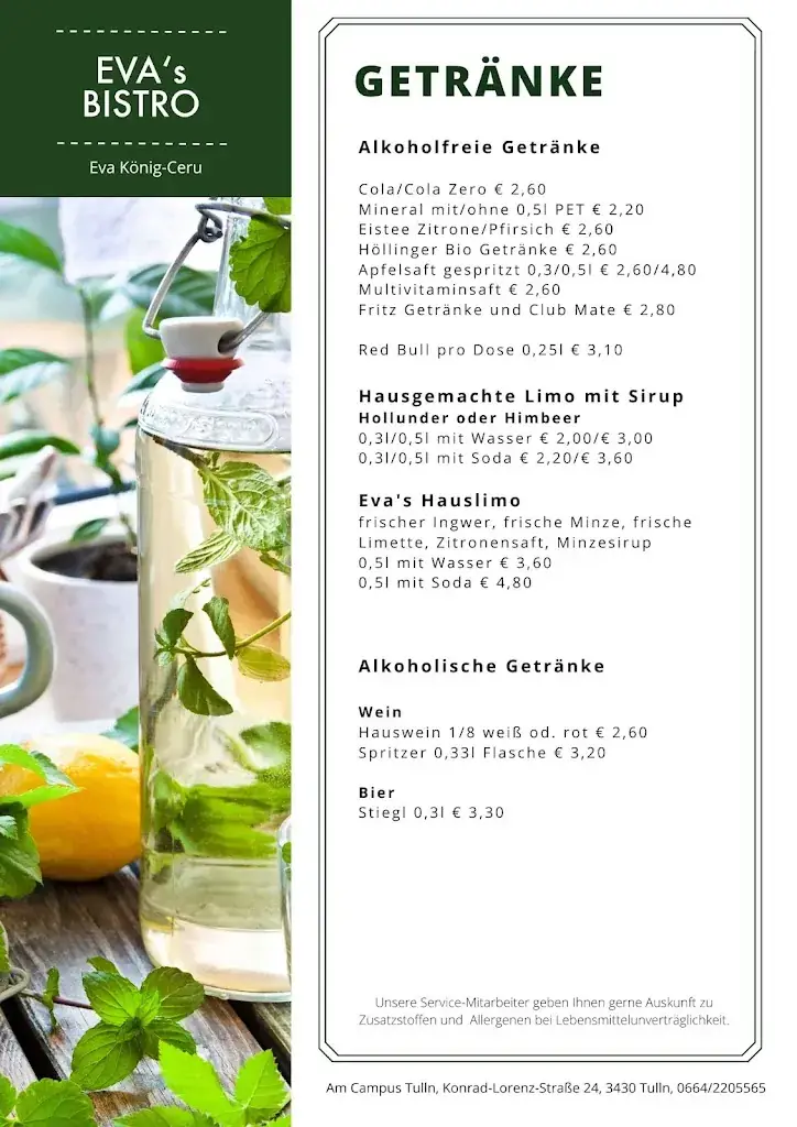 Menü_Eva's Bistro_Langenlebarn-Oberaigen_Bild_2