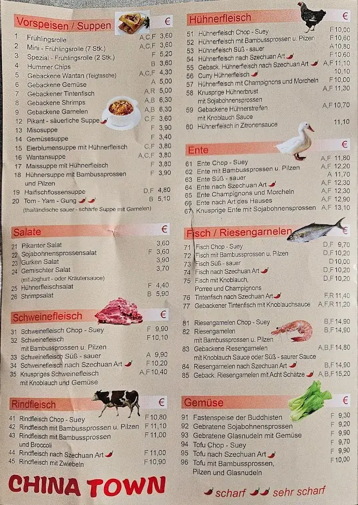 Menu_China Town (Asiatische Restaurant) Hauptstrasse_Leobersdorf_image_2