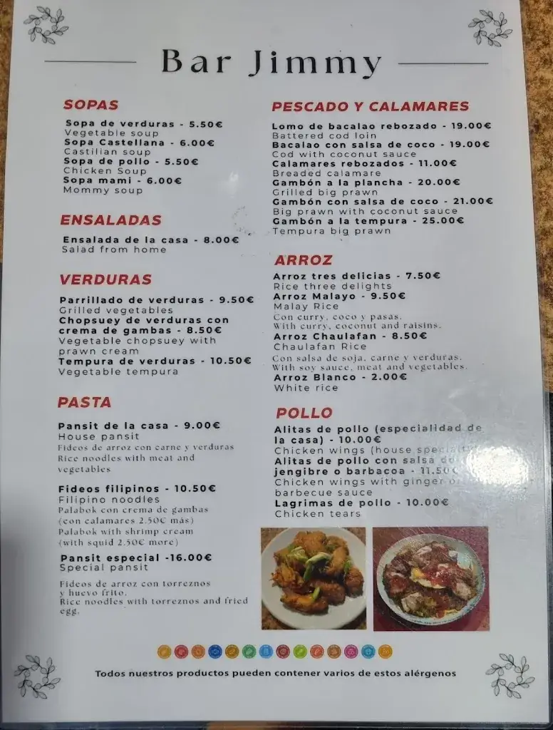 Menu_Bar Jimmy comida filipina_Jabing_image_1