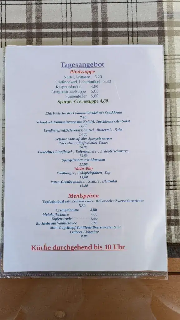 Menu_Almgasthof Billensteiner_Lilienfeld_immagine_1