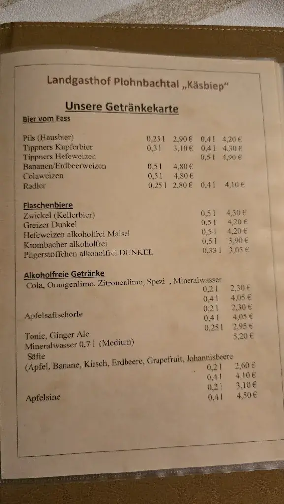 Menu_Landgasthof Plohnbachtal_Lengenfeld_immagine_4