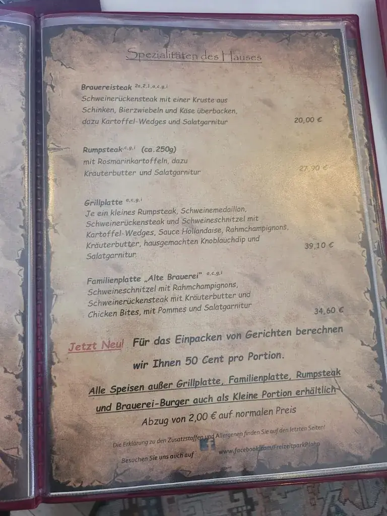 Menu_Zur alten Brauerei_Lengenfeld_immagine_1