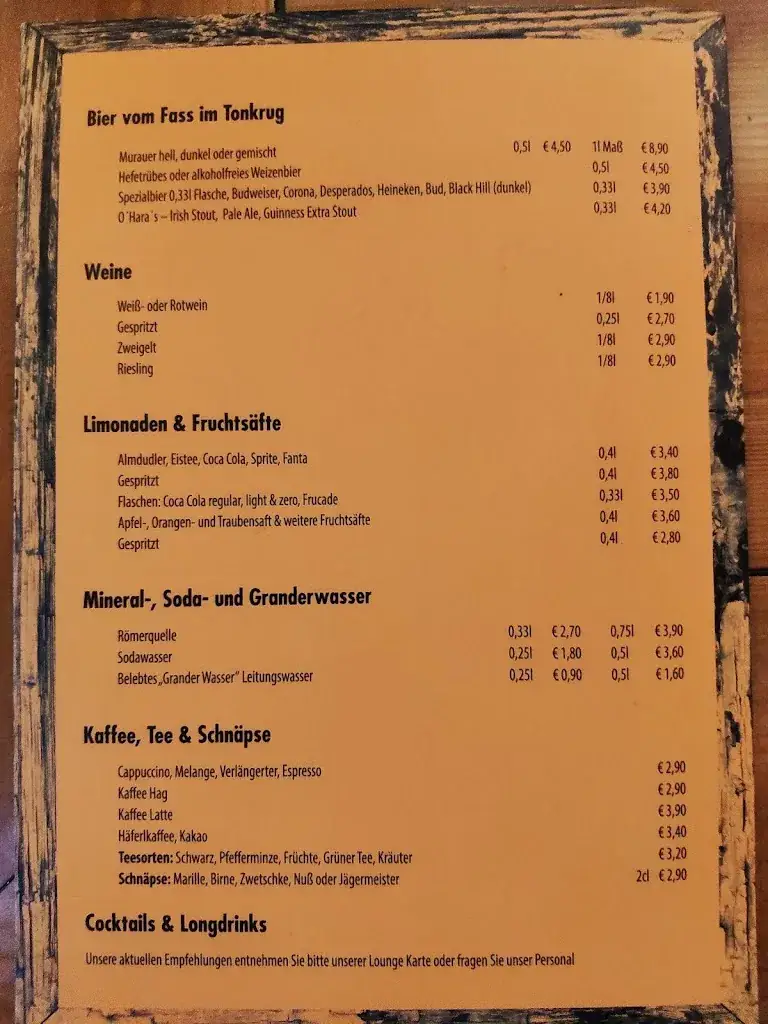 Menu_Papa's Steakhaus_Loosdorf_image_1