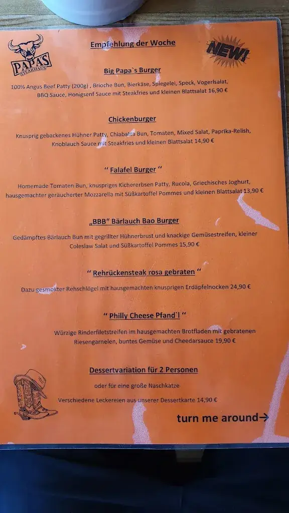 Menu_Papa's Steakhaus_Loosdorf_image_4