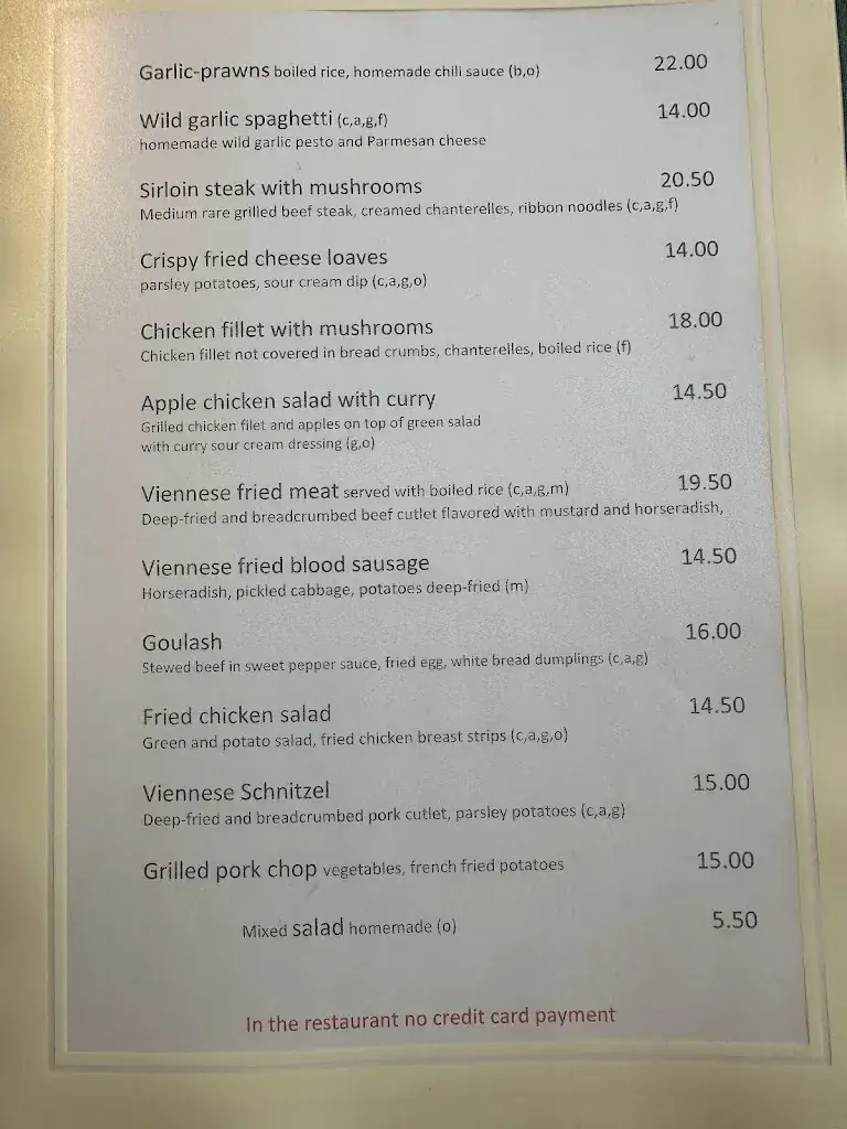 Menu_Landgasthof zur schönen Wienerin_Marbach an der Donau_image_1