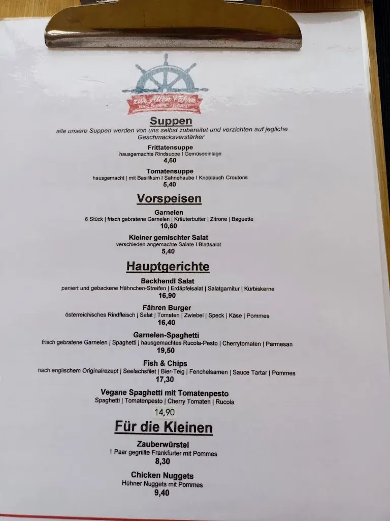 Menu_Zur Alten Fähre_Marbach an der Donau_image_1