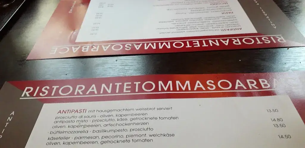 Menu_Ristorante Tommaso Arbace_Maria Enzersdorf_image_1
