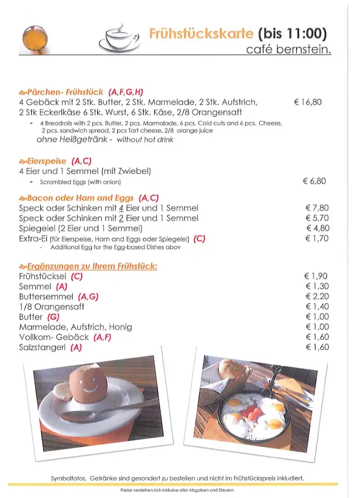 Menu_café bernstein & gästehaus, H. Fritz_Marchegg_immagine_2