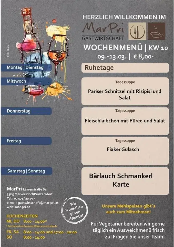 Menu_MarPri Gastwirtschaft_Markersdorf an der Pielach_immagine_3