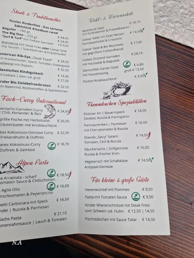 Menu_Gut Matzen Cafe Restaurant Bar_Matzen_immagine_1