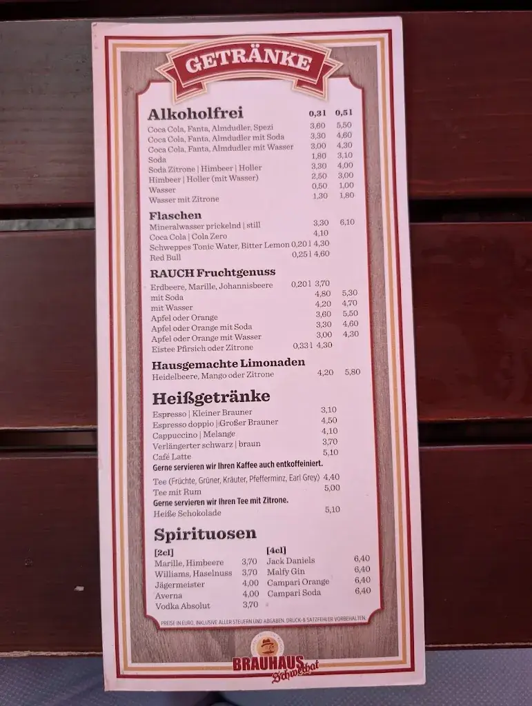 Menu_Brauhaus Schwechat_Mannswörth_immagine_3