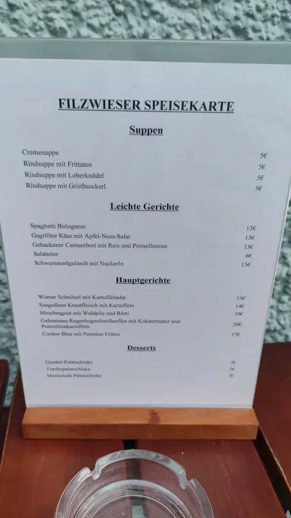 Menu_Gasthof Filzwieser_Mitterbach am Erlaufsee_image_1