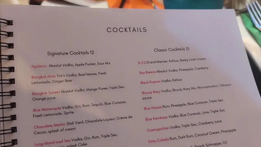 Menu_Thai Martinsburg Restaurant_Martinsberg_immagine_1