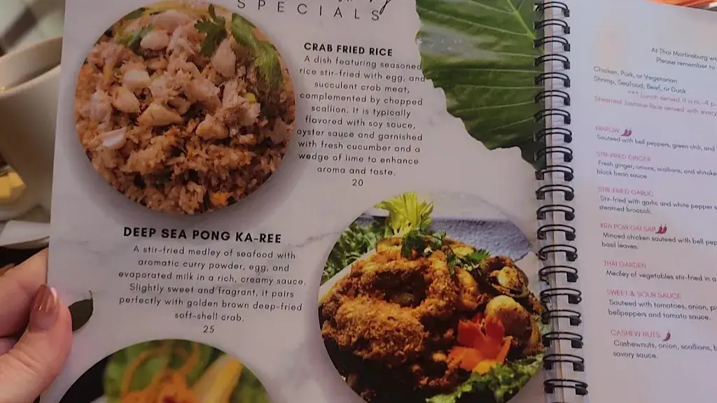 Menu_Thai Martinsburg Restaurant_Martinsberg_immagine_2