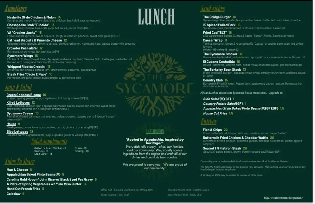 Menu_The Sycamore at Stonebridge_Martinsberg_immagine_1