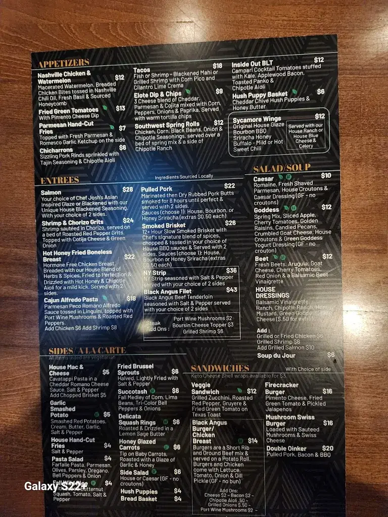 Menu_The Sycamore at Stonebridge_Martinsberg_immagine_4