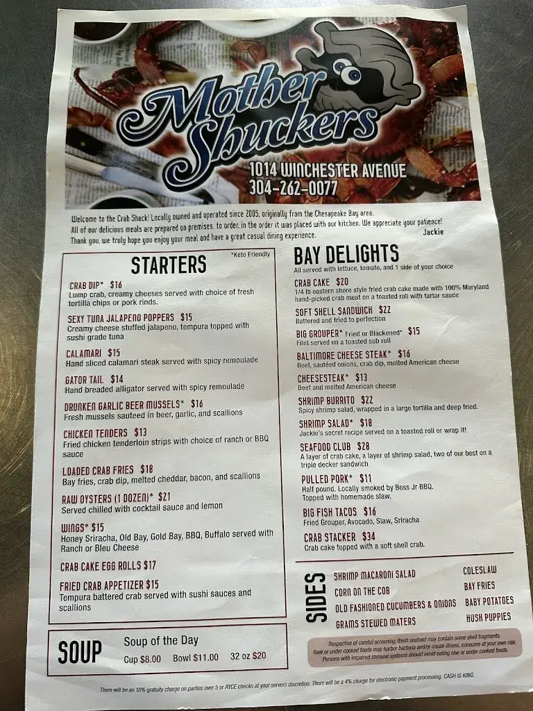 Menu_Mother Shuckers Crab Shack_Martinsberg_image_4