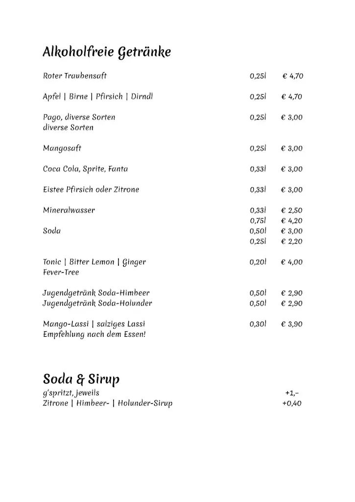 Menu_Royal Panjab_Möllersdorf_image_1