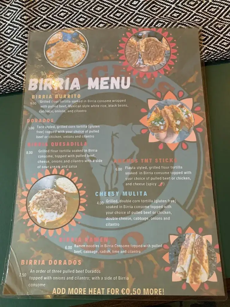 Menu_Ancho's Food Truck_Miesenbach_image_1