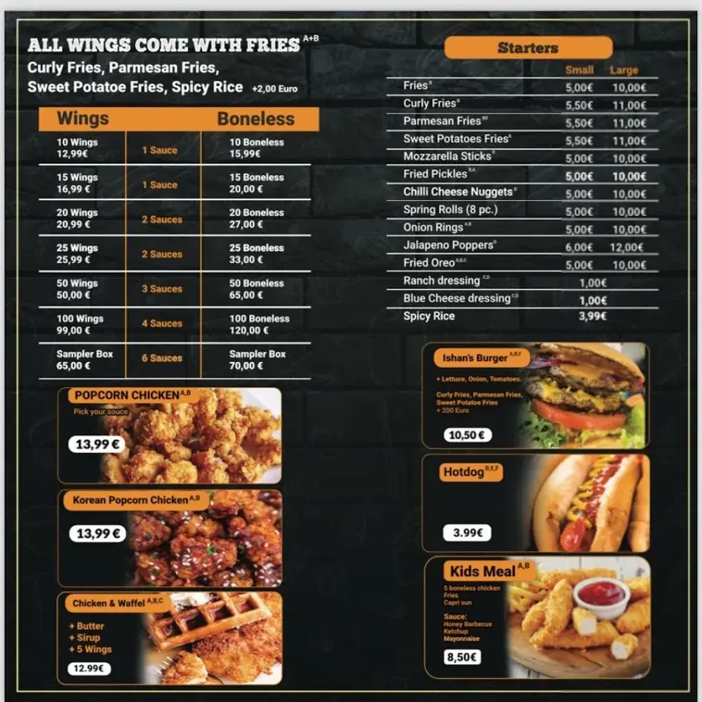 Menu_Ishan's Gourmet Ramstein_Miesenbach_immagine_1