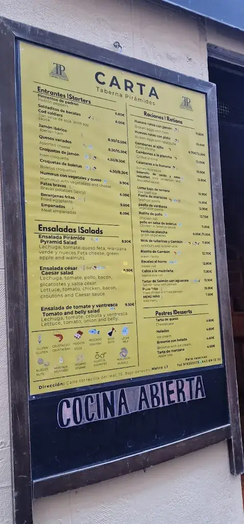 Menu_Taberna pirámide | Recomendado_Kleinhöflein im Burgenland_image_2