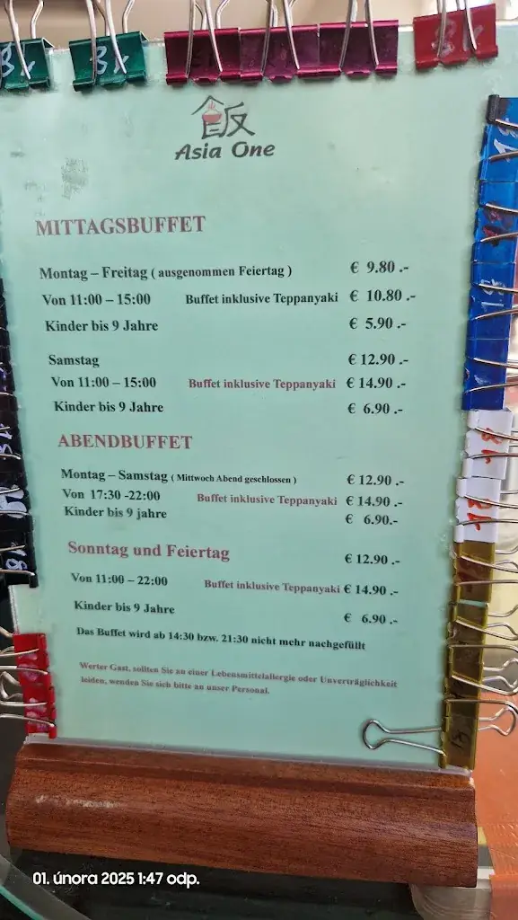 Menu_ASIA ONE_Mistelbach_image_1