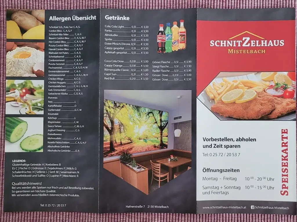 Menu_Schnitzelhaus Mistelbach Inh. Arslan Oktay_Mistelbach_immagine_1