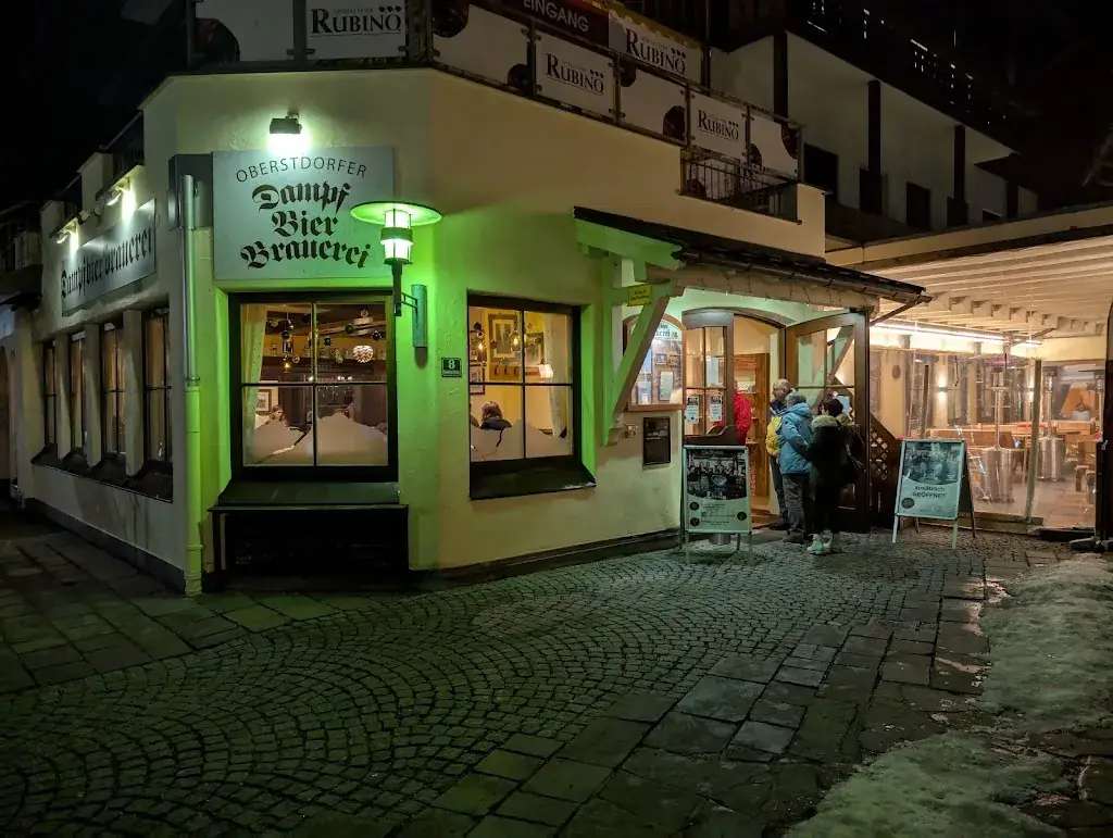Oberstdorfer Dampfbierbrauerei ristorante a Obersdorf