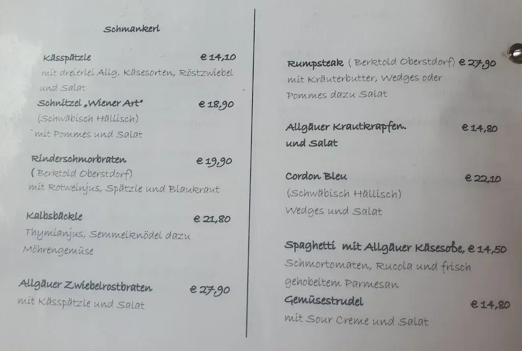 Menu_Berggasthof Oytalhaus Oberstdorf_Obersdorf_image_3
