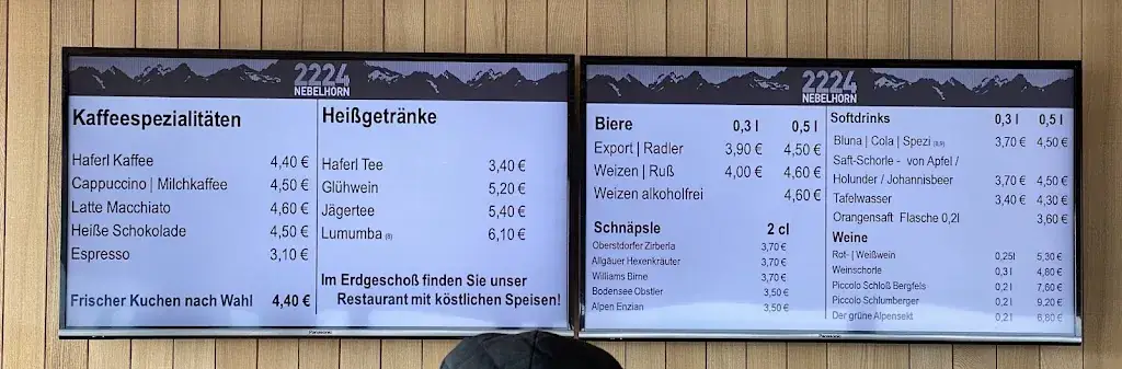 Menu_Nebelhorn-Gipfelhütte Restaurant_Obersdorf_immagine_4