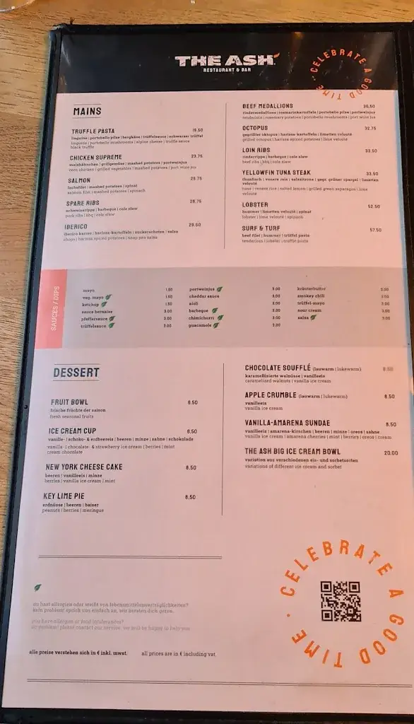 Menu_The ASH Oberhausen_Oberhausen_image_2