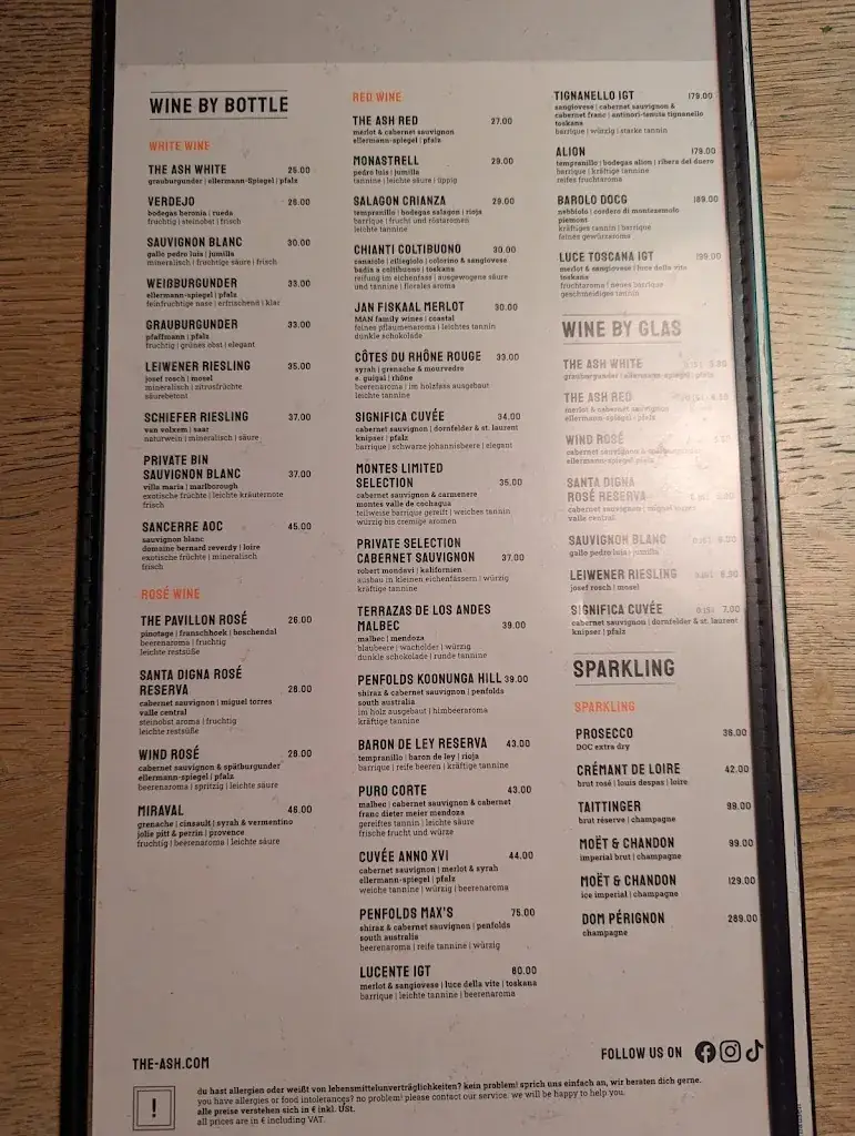 Menu_The ASH Oberhausen_Oberhausen_image_4