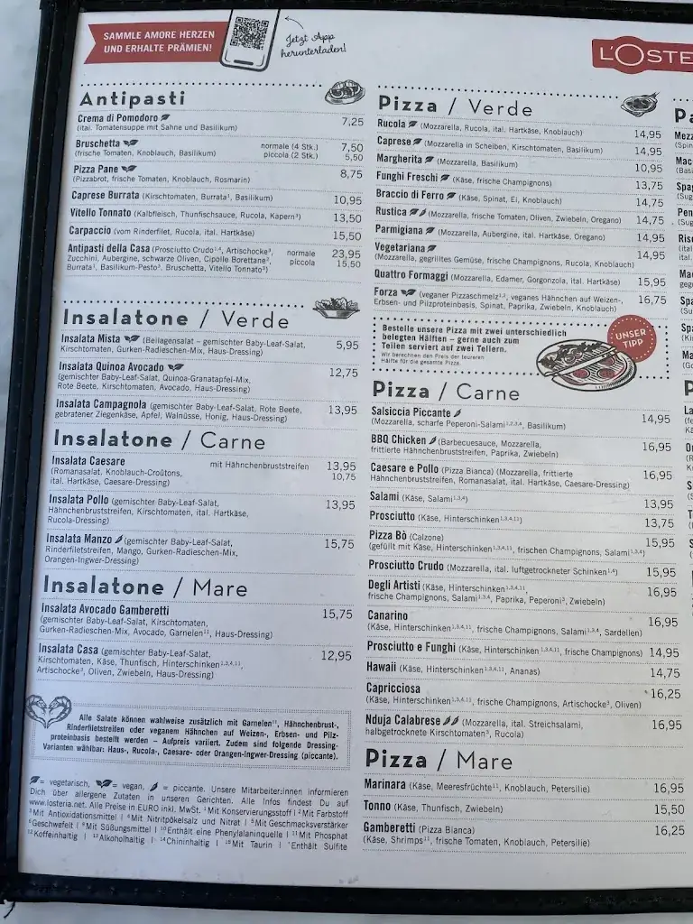 Menu_L'Osteria Oberhausen_Oberhausen_immagine_2
