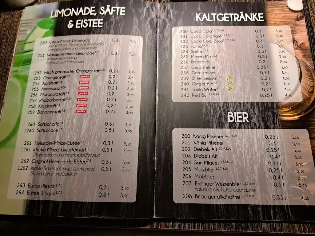 Menu_Don Carlos_Oberhausen_immagine_3