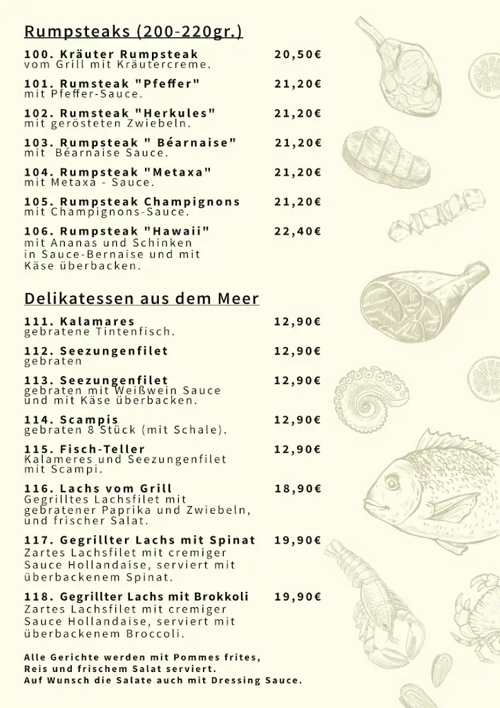Menu_Restaurant Korali_Oberhausen_immagine_4