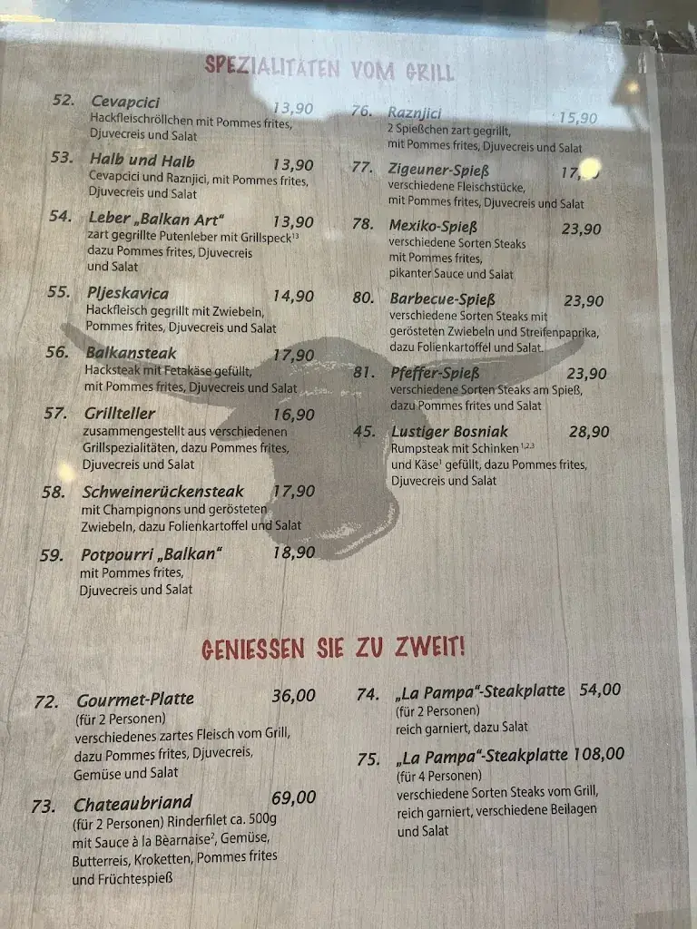 Menu_La Pampa Steakhaus - Oberhausen_Oberhausen_immagine_3