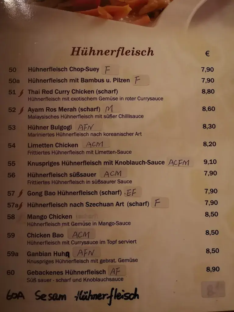 Menu_China-Restaurant Glück_Pernitz_immagine_2