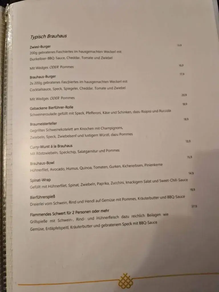 Menu_Brauhaus Wieselburg_Petzenkirchen_image_2