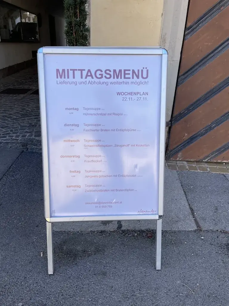 Menu_alexander das restaurant_Perchtoldsdorf_immagine_3